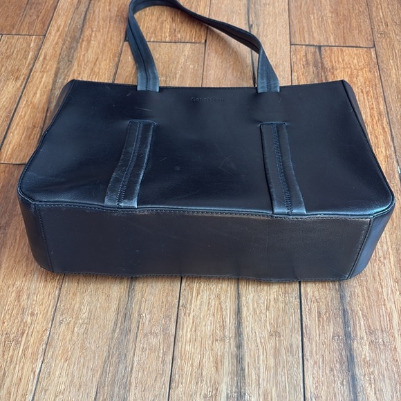 Cole Haan Women’s Black Leather Tote Bag Purse - Picture 14 of 16